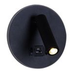 86203-9.2-001KT LED12W+USB BK светильник настенный