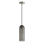 4805/1 PENDANT ODL21 407 никель/дымчатый Подвес E27 1*60W VOSTI