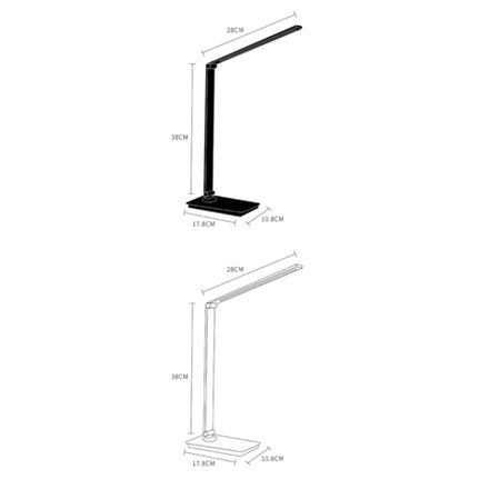 Офисная настольная лампа ARTE LAMP EDWARD A5126LT-1BK, 1хLED