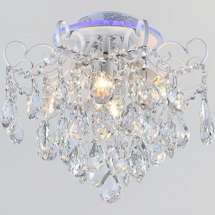 04024-0.3-04 WH+SILVER PN+RGB светильник потолочный