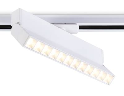 Светильник светодиодный трековый GL6815 WH белый LED 12W 3000K 24° 230*22*87