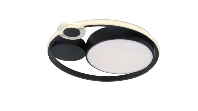 Потолочный светильник Arte Lamp STOCKHOLM A2690PL-1BK, 1хLED