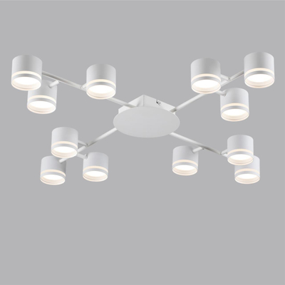 8235/12C COMFI LN26 242 белый, металл Люстра потолочная LED GX53 12*12W 220V GARETA