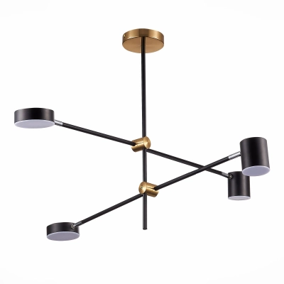 SL1604.432.04 Светильник потолочный ST-Luce Черный, Латунь/Черный LED 4*5W 3000K
