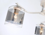 Светильник потолочный TR303217/3 WH/CH/SM белый/хром/дымчатый E27*3 max 60W D540*250