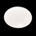 2052/CL PALE SN 162 Светильник пластик/белый/хром LED 30Вт 4000K D360 IP43 ABASI