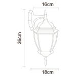 Уличный настенный светильник Arte Lamp PEGASUS A3152AL-1WG, 1хE27