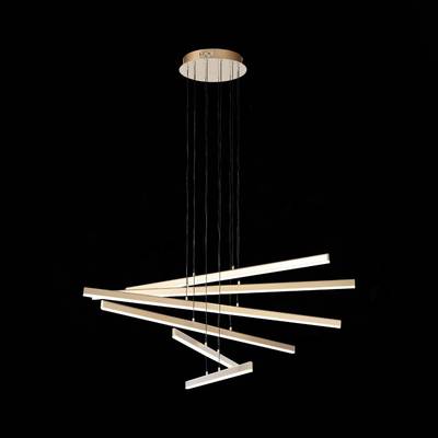 SL394.223.06 Светильник подвесной ST-Luce Матовое золото/Белый LED 6*16,6W 4000K