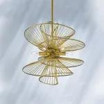 728163 Люстра ZETA 6х40W E14 ЗОЛОТО Lightstar