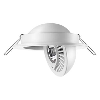 358815 SPOT NT21 278 белый Светильник встраиваемый светодиодный IP20 LED 9W 770Лм 4000K 220V GESSO