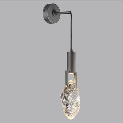 6695/5WL MIDCENT ODL24 339 Настенный светильник брашир. черный/металл/стекло IP20 LED 5W 200Лм 3000K LIA