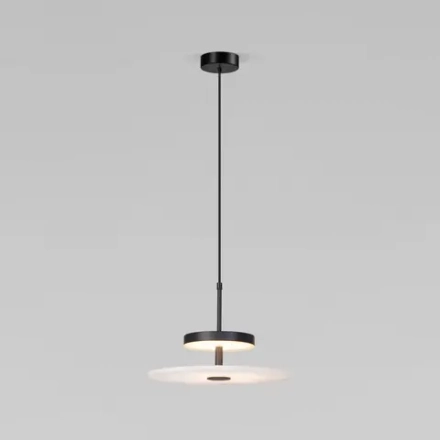 Светодиодный подвесной светильник с мраморным рассеивателем 40342 LED черный, LED