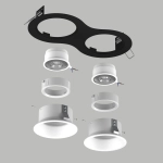 D6270606WMOD Светильник DOMINO ROUND под LED модуль/лампу МR16 (214627+214606+214606+214006+214006)