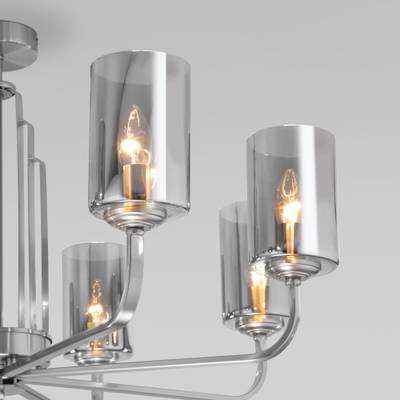 Потолочная люстра 60138/8 сатин-никель