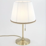 Citilux Линц CL402730 Настольная лампа бронза с белым абажуром