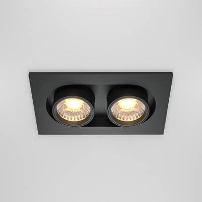 Встраиваемый светильник Hidden 3000K 2x10W 36°, DL045-02-10W3K-B. TM Maytoni