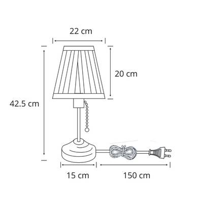 Декоративная настольная лампа Arte Lamp MARRIOT A5039TL-1CC, 1хE27