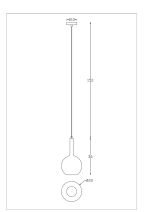 Подвесной светильник Arte Lamp Gala A2720SP-1SG, 1хE14