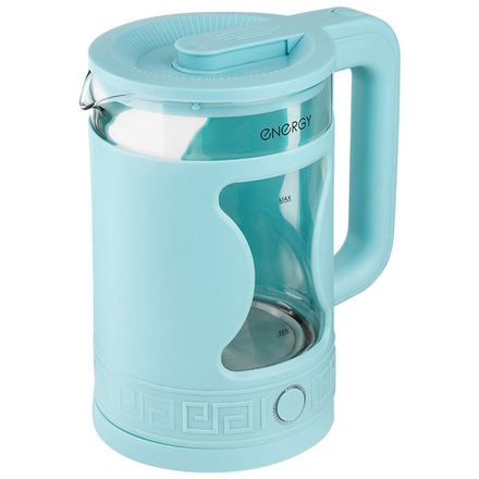 Чайник ENERGY E-257 (1.5л) стекло, голубой