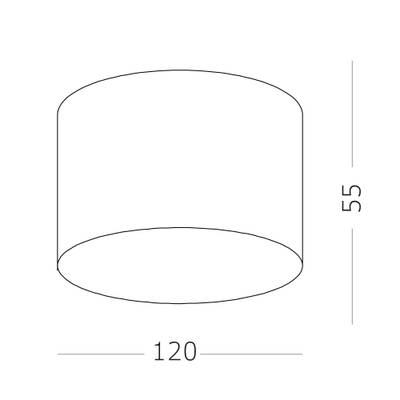 ST606.542.12 Светильник потолочный Белый LED 1*12W 4000K 1 080Lm Ra&gt;85 120° IP20 D120xH55 185-265V