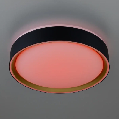 Citilux BOSS CL751251G LED RGB Светильник с пультом Чёрный с Золотом