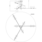 Люстра на штанге Arte Lamp JACOB A7029PL-9BK, 3хE27