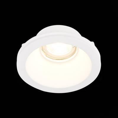 ST254.308.01 Св-к встр. из гипса белый GU10 1*50W  IP20 D120xH50 180-240V Без ламп