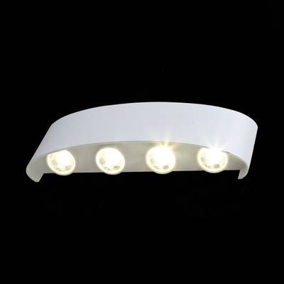 SL089.501.08 Светильник уличный настенный ST-Luce Белый кварцевый LED 8*1W 4000K