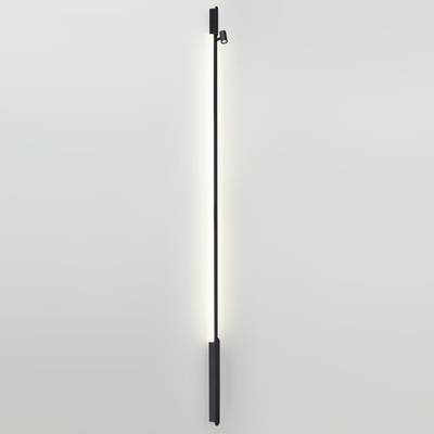 7155/150S HIGHTECH ODL26 Прямой элемент для инсталяции  черный/cиликон/металл IP20 LED 24W(21W+3W) 600Лм 3000K 120° 24V FINO