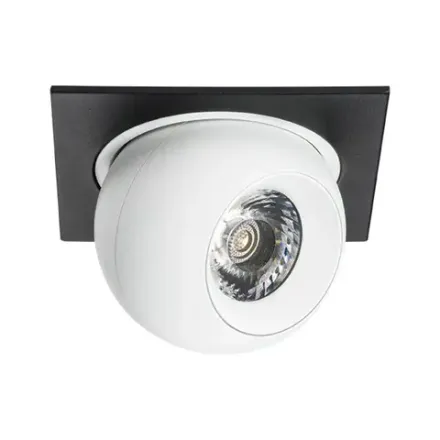 i51762 Светильник INTERO LED 9W 850LM 24G ЧЕРНЫЙ/БЕЛЫЙ 3000K (217517+217062)
