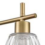 8188/2C COMFI LN25 190 латунь/прозрачный, металл/стекло Потолочный светильник E14 2*40W 220V VIVIAN
