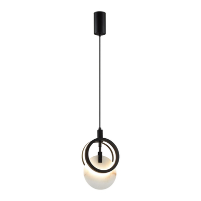 5422/17L HIGHTECH ODL_EX25 083 черный/металл/алебастр Подвес LED 17W 3000K 986Лм MERCURY