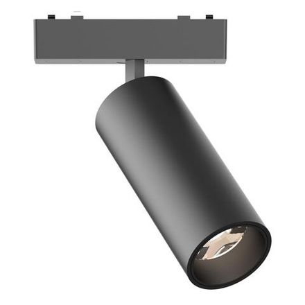 ST677.436.18 Магнитный трековый светильник Черный LED 1*18W 3000K 1 060Lm Ra&gt;90 &gt;90 IP20 D55xH135 48V