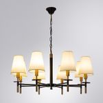 Подвесная люстра Arte Lamp RICCARDO A4075LM-8BK, 8хE14