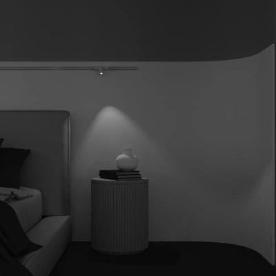 Трековый светильник Фокус / Focus Led Radity 3000K 5Вт 36°, TR103-1-5W3K-M-W. TM Maytoni