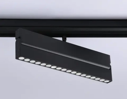 Светильник светодиодный трековый для шинопровода Magnetic GL4081 BK черный 18W 4200K 48V 24° 325*22*45