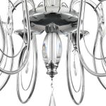 8032/8 CLASSI LN25 20 хром, металл/хрусталь Люстра подвесная Е14 8*40W 220V LAOKA