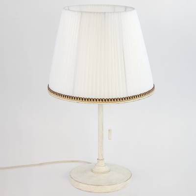 Citilux Линц CL402720 Настольная лампа патина с белым абажуром