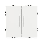 Механизм выключателя двухклавишный проходной LED SWT-NOBE-MKP2-SFPL-L-WH (230V, 10A) (Arlight, -)