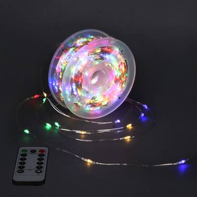 A-930 MIX гирлянда светодиод."Роса", провод серебрист.,100м,1000LED,в компл.с трансф.-контроллер,ПДУ
