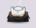 Светильник встраиваемый TN52340 SBK/SGD черный песок/золото песок GX53 max 12W 115*115*25
