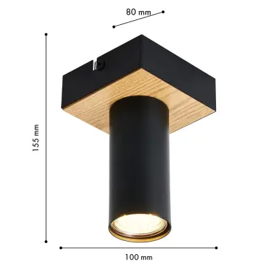 Потолочный светильник Olson 4431-1C, 1*GU10*50W. ТМ F-Promo
