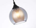 Светильник подвесной TR3539 BK/SM/FR черный/дымчатый/белый матовый E27 max 40W D130*800