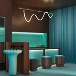 Трековый светильник Tau Flarity 4000K 27Вт 360° TR154-1-27W4K-PT. TM Maytoni