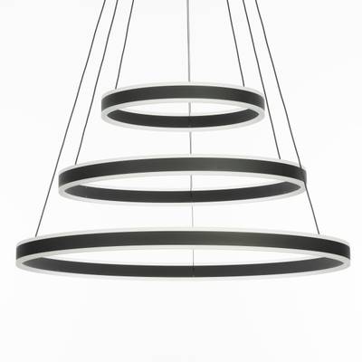 Citilux Дуэт CL719681 LED Люстра подвесная с пультом Чёрная