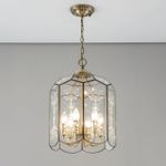 Citilux Витра-2 CL442260 Люстра подвесная витражная Бронза