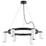 LR016363863 Люстра RULLO 6х50W GU10 ЧЕРНЫЙ (571016+214436-3+214486-3)