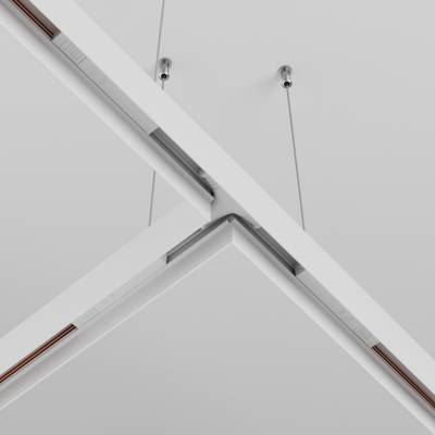 Коннектор питания Т-образный Exility белый, TRA034CWT-42W. TM Maytoni