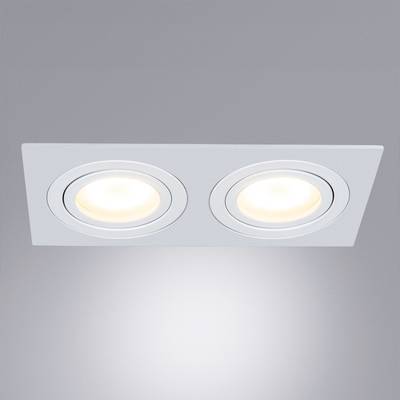 Точечный встраиваемый светильник Arte Lamp TARF A2168PL-2WH, 2хGU10