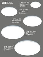 Citilux Симпла CL714680G RGB Люстра светодиодная с пультом